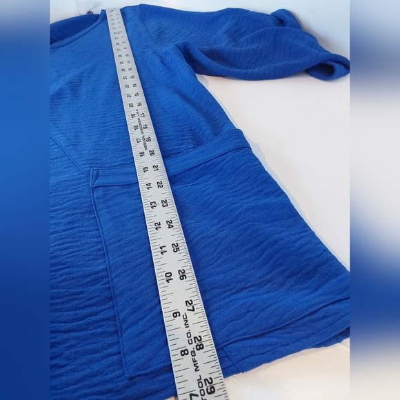 Soft Surroundings Royal Blue V-Neck Tunic - Picture 6 of 6